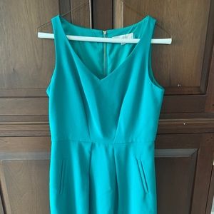Green/teal dress from Loft